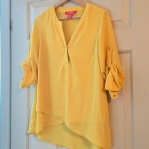 Yellow blouse